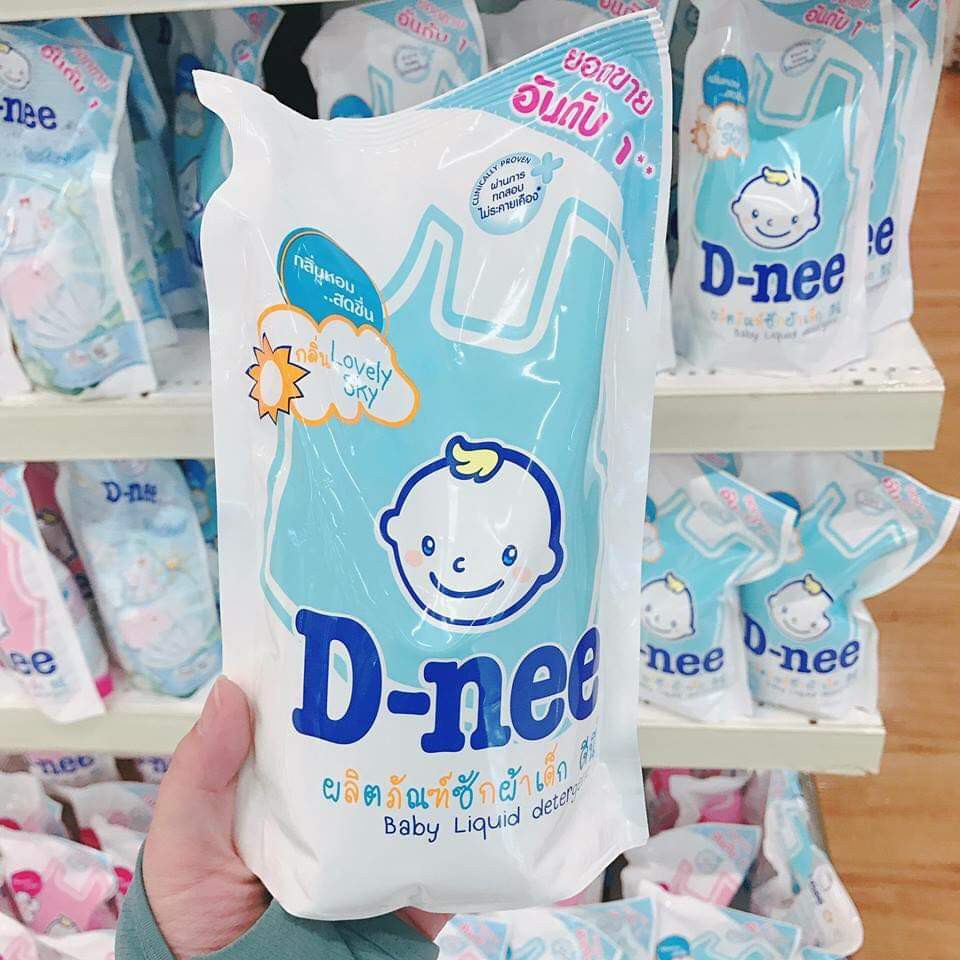 Nước Giặt Dnee Nội Địa Thái Lan Cho Bé Sơ Sinh (Túi 600ml) - Hương Thơm Bền Lâu