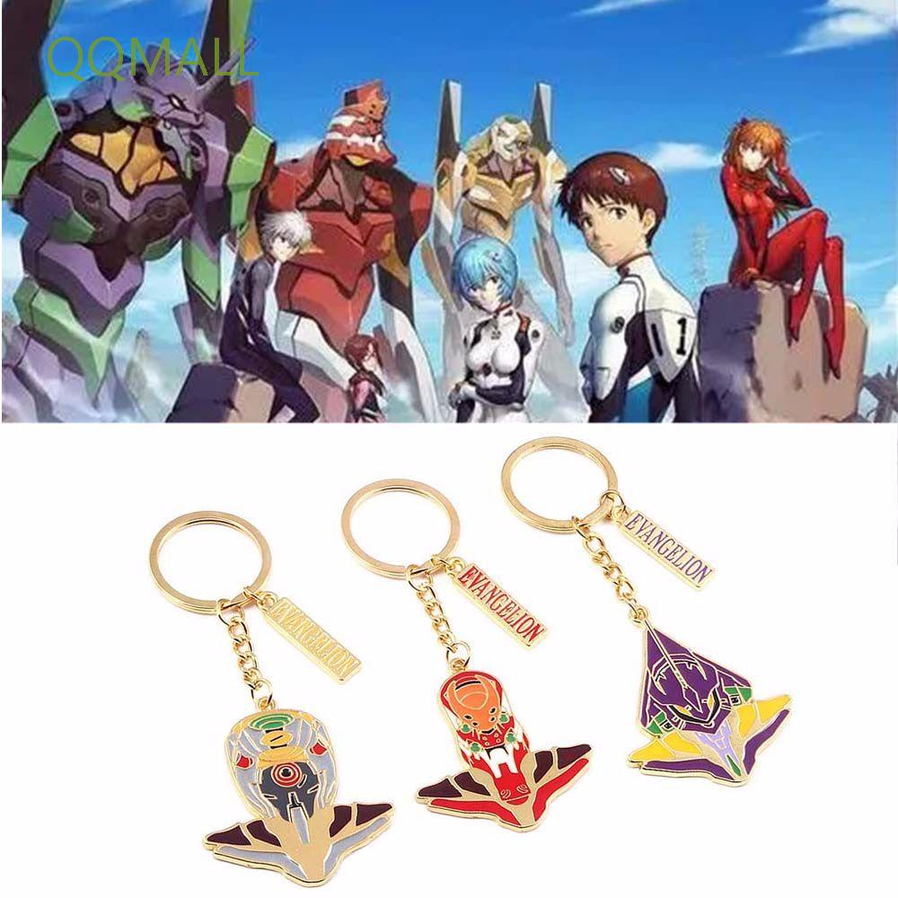 Móc chìa khóa bằng acrylic họa tiết anime Evangelion Jewlery Asuka Ayanami Rei thời trang