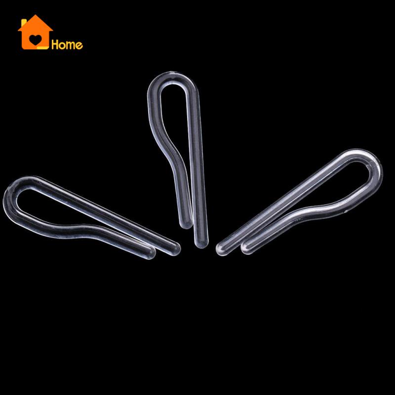 Set 100 Kẹp Nhựa Trong Suốt Chuyên Dụng Cho Quần Áo