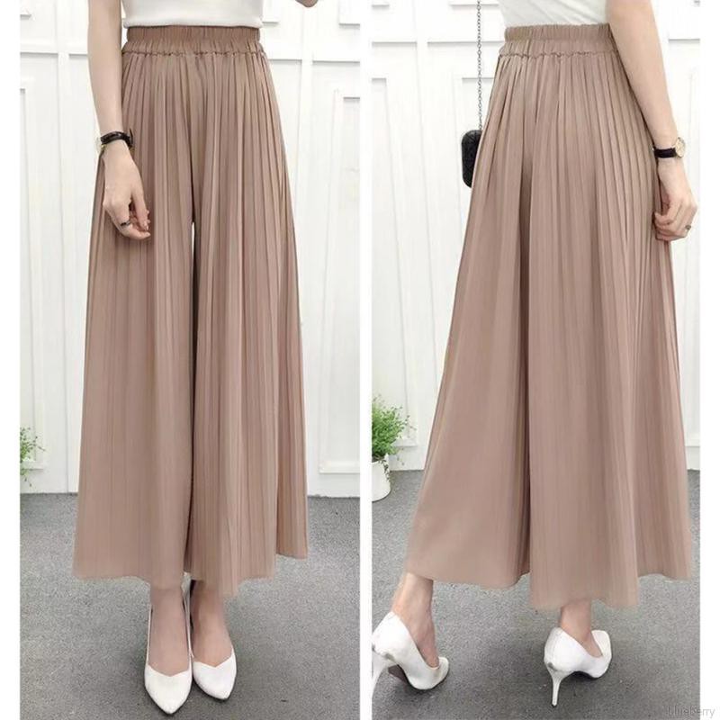 Quần ống rộng vải cotton kiểu dáng hợp thời trang cho nữ | BigBuy360 - bigbuy360.vn