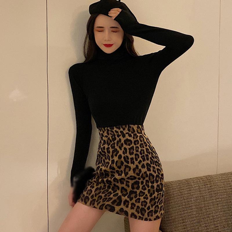 Chân Váy Họa Tiết Da Báo Thời Trang Cho Nữ