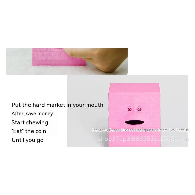 Ống Heo Tiết Kiệm Hình Mặt Chó Mèo Ăn Tiền Sáng Tạo Mới Lạ Ống Heo Tiết Kiệm Tiền Thông Minh Hộp Hũ Đựng Tiền Xu Giấy Hình Mặt Người Cá Trê Face Bank Hoạt Hình Dễ Thương Bằng Nhựa