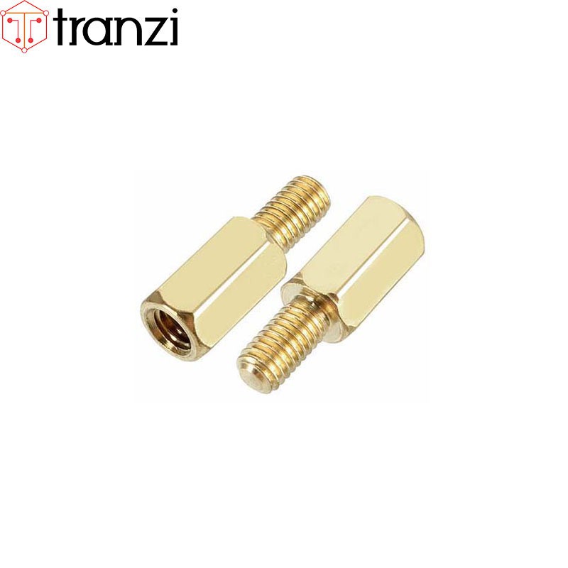 Trụ vít lục giác đực cái đồng M3x8+6 - túi 10 cái