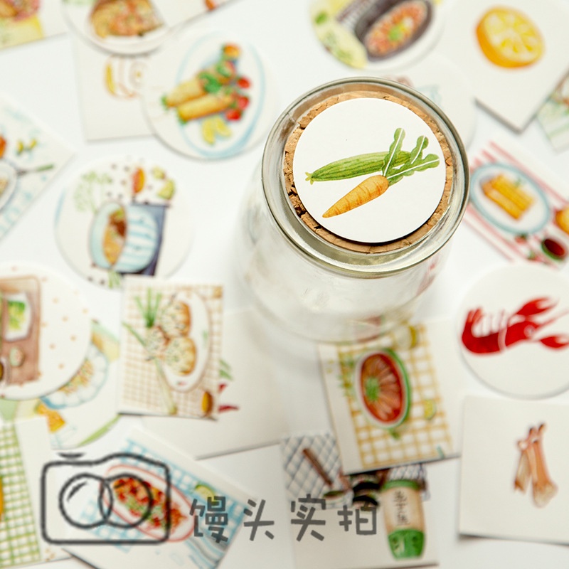 Set 40 miếng sticker trang trí sổ tay, điện thoại, laptop, hình dán sticker cute anime