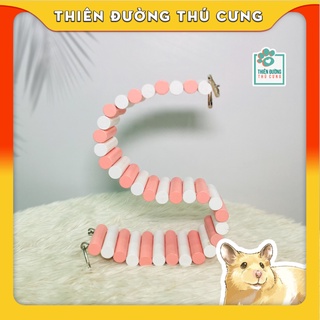 Cầu thang gỗ uốn cho Hamster