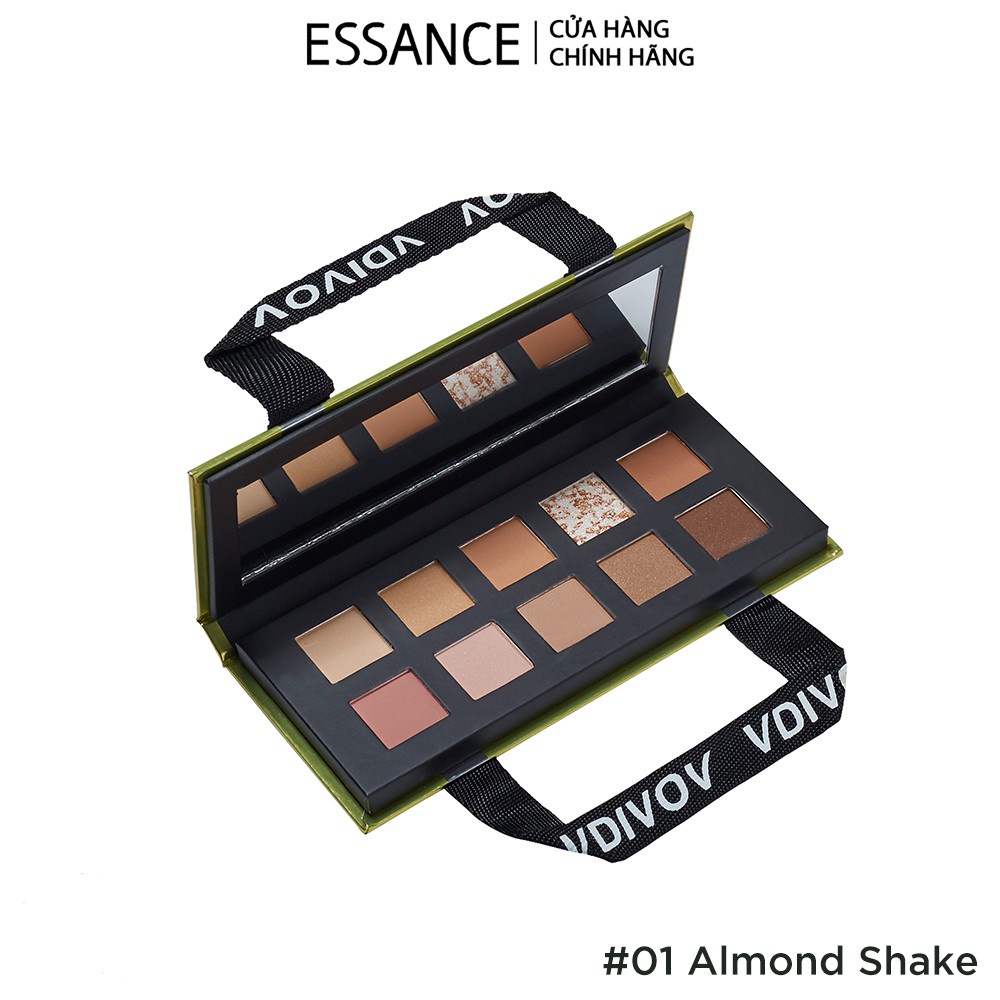 [Mã COSLG5 giảm 10%]Phấn mắt 10 màu Essance VDIVOV Eye Color Bag 10g