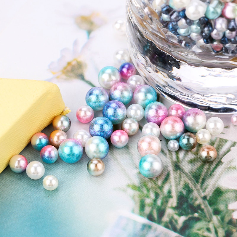 Hạt Ngọc Trai Tròn Nhiều Màu Sắc Dùng Trang Trí Đầm DIY