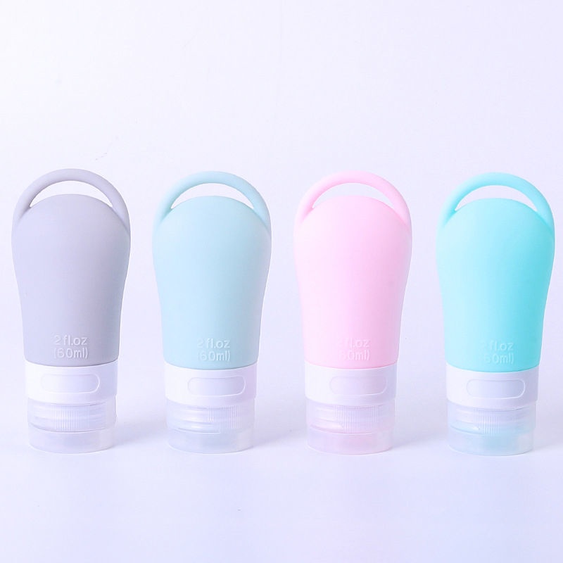 Chai Silicone 38 / 60 / 90ml Đựng Kem Dưỡng Tiện Lợi Khi Đi Du Lịch