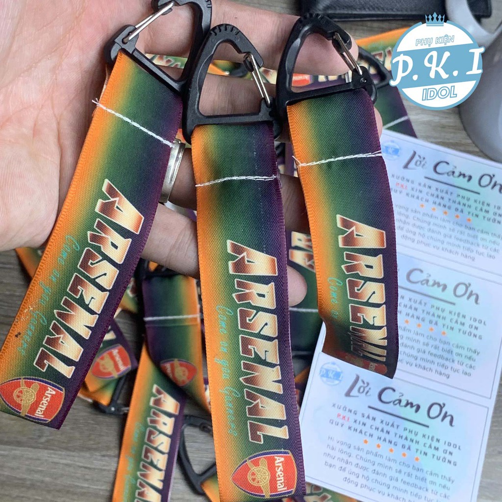 Xả Kho : Móc Khóa , Móc Treo Balo In Hình CLB Arsenal - Xả Kho Rẻ Nhất Shopee