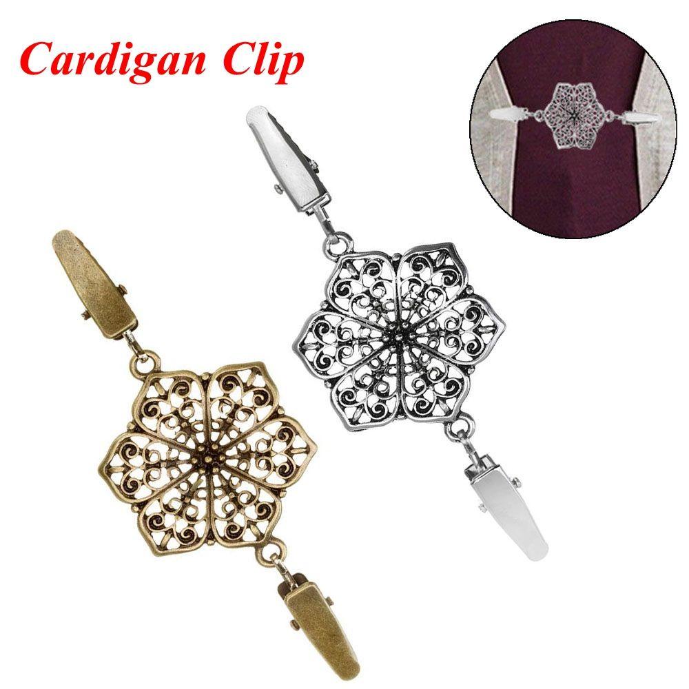 Kẹp Cài Áo Cardigan Phong Cách Retro Thời Trang Mùa Đông