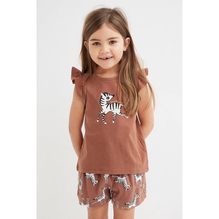 [1-8Y] Set 3 áo HM auth cao cấp cho bé gái