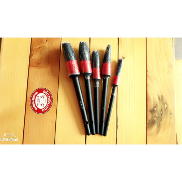 Bộ 5 cây bàn chải cọ rửa xe hơi cao cấp