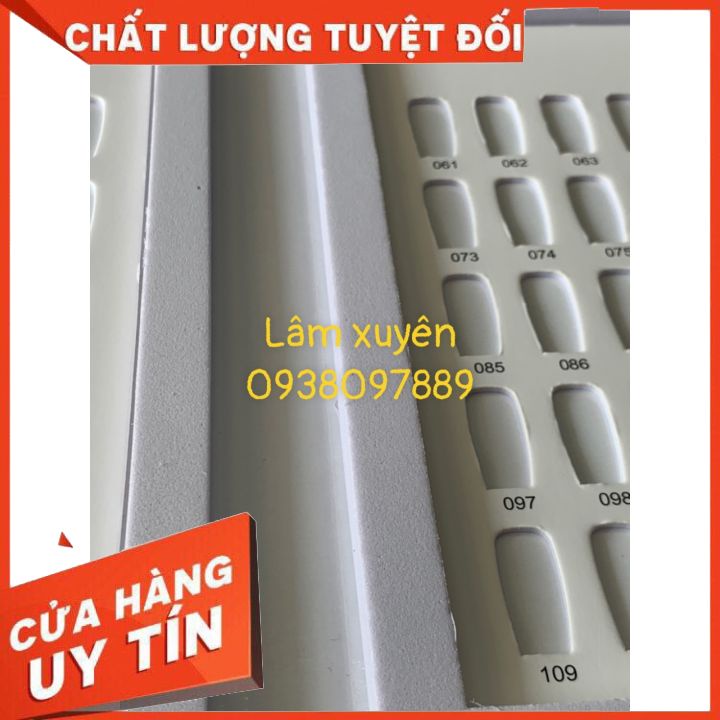 Sổ bảng màu móng mẫu❌FREESHIP❌làm màu sơn, có đánh số từ, trang trí màu sơn, sản phẩm của thợ nail chuyên nghiệp 120 màu