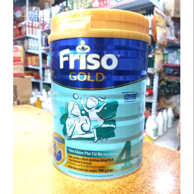 Sữa bột Friso Gold 4 cho trẻ từ 2-4 tuổi lon 900g.sản phẩm chính hãng.