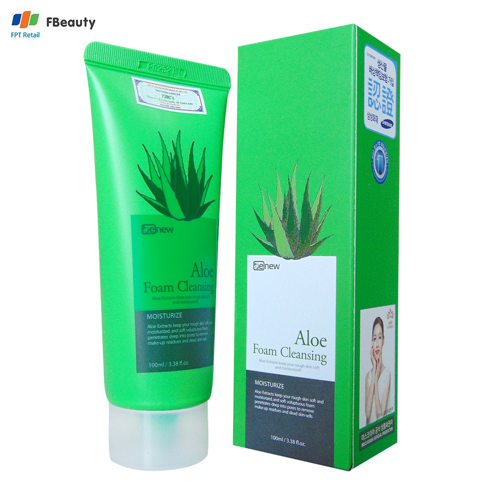Sữa rửa mặt Benew tinh chất Lô Hội 100ml