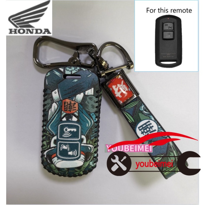 1 Vỏ Da Bảo Vệ Chìa Khóa Xe Máy Honda Air Blade 125 AB 150 Vario 150 Airblade 2020 150 Click 150 150i Vario 150 125 Lead 2020 Scoopy 2022 SH125