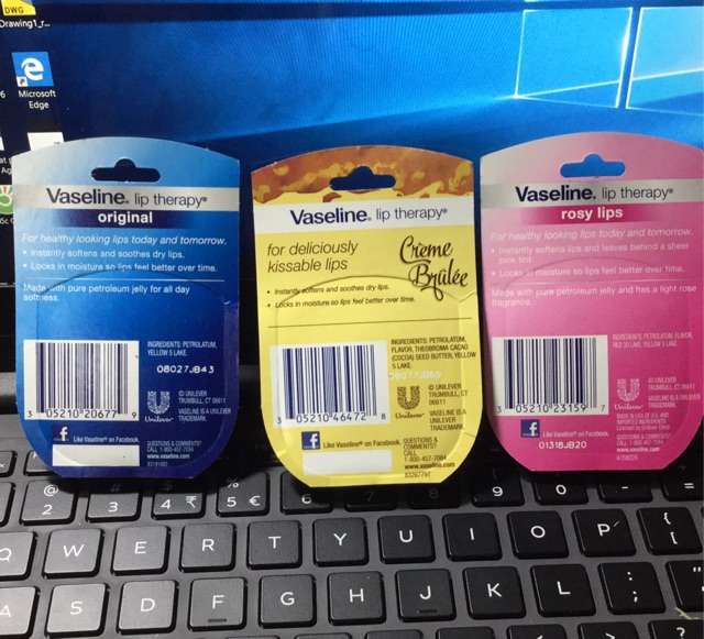 7gr Sáp dưỡng môi VaselineLip Therapy