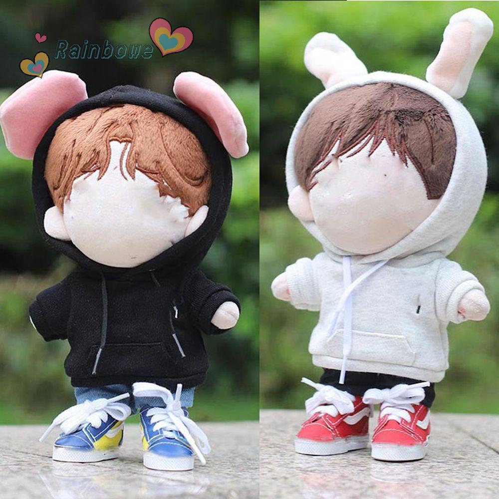 Áo Hoodie Sọc Cầu Vồng Cho Búp Bê 12~20cm Tỉ Lệ 1/12