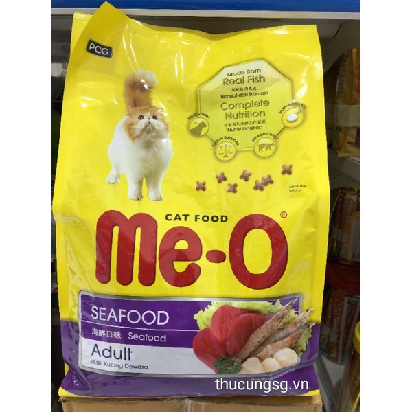 Thức ăn hạt mèo Me-O bao 3kg(đủ vị)