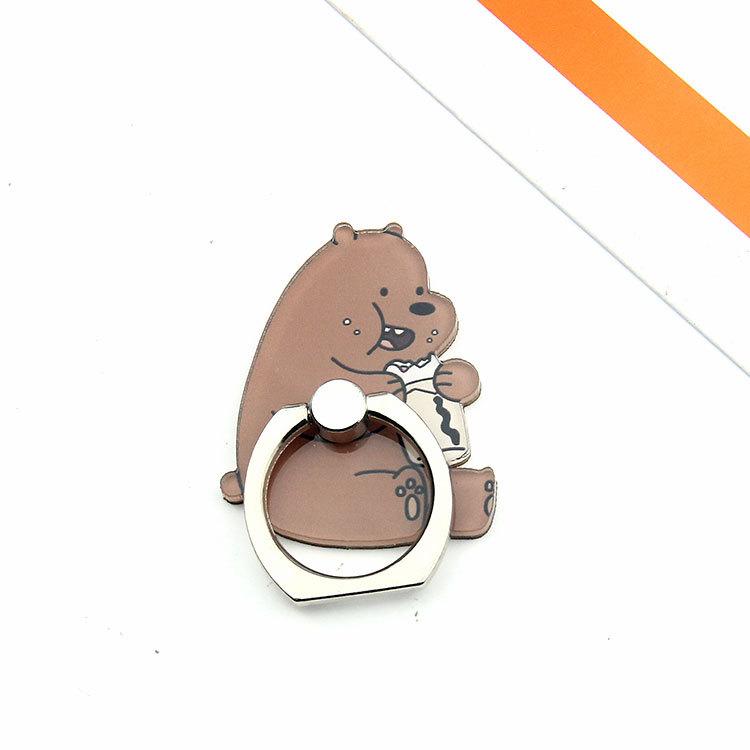 New Cartoon Animation Character Line Friends We Bear Bears Cute Animals Couple Mobile Phone Ring Bracket Desktop Phone Holder   Dây điện thoại di động | BigBuy360 - bigbuy360.vn