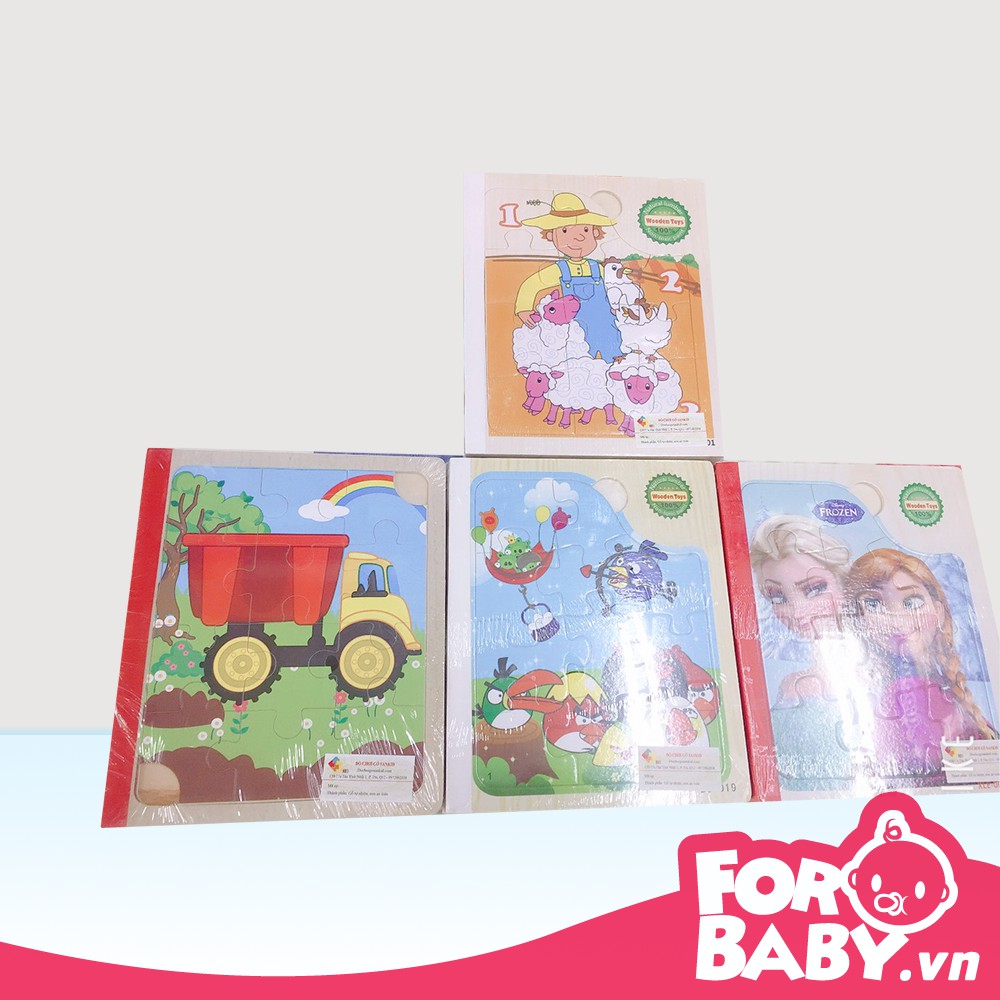 Đồ Chơi Gỗ - Sách Gỗ nhiều chủ đề
