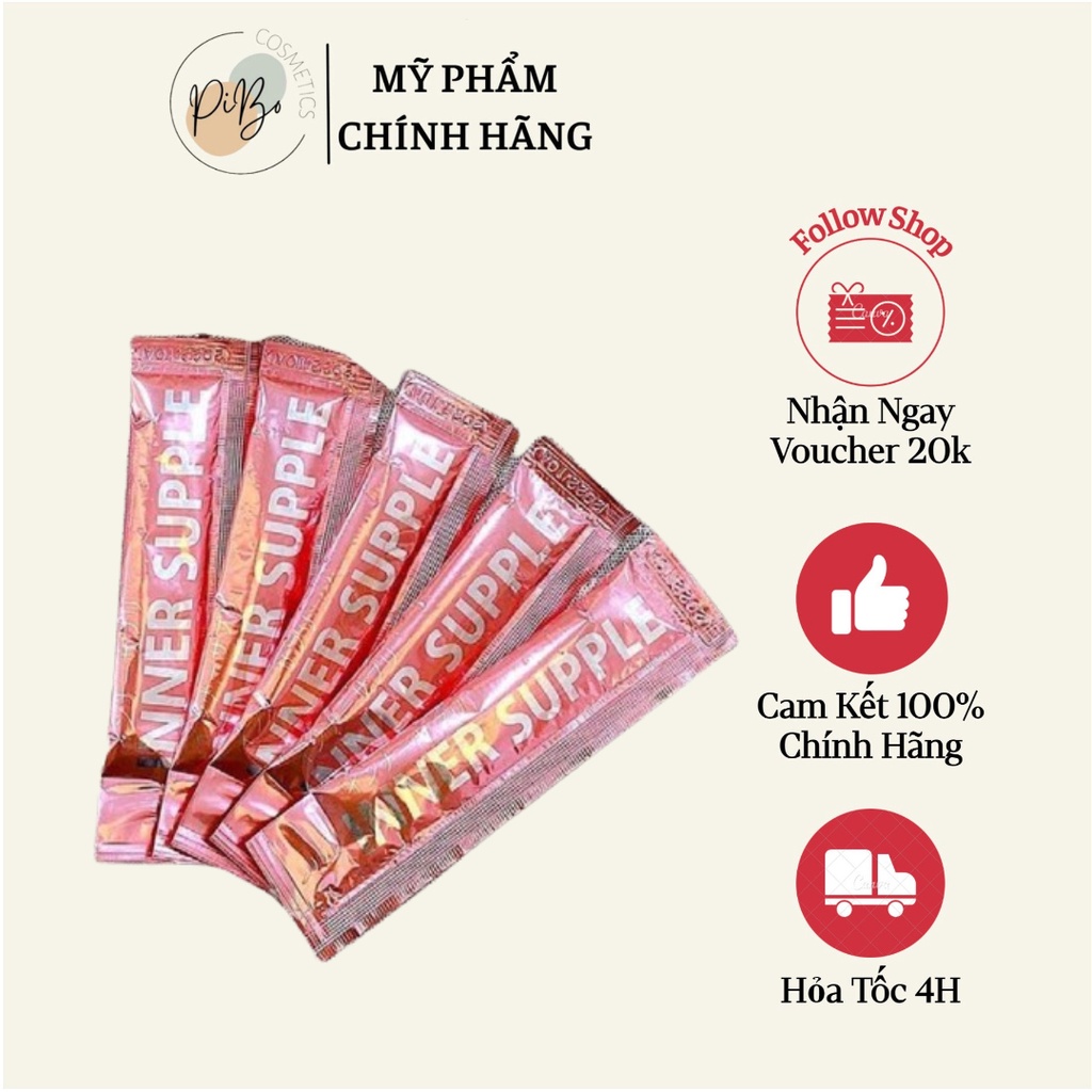INNER SUPPLE - Nước uống giúp tăng nội tiết tố nữ Nhật Bản (lẻ 1 gói)