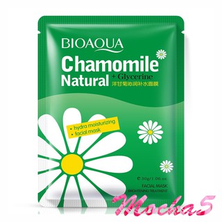Mặt nạ BIOAQUA CHAMOMILE Natural mask chiết xuất hoa cúc cấp ẩm, giảm bã nhờn