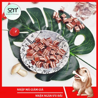 Viên bò cho chó Sumiho - Vị ba chỉ bò (Túi 135gr) Bánh thưởng cho chó mèo thú cưng