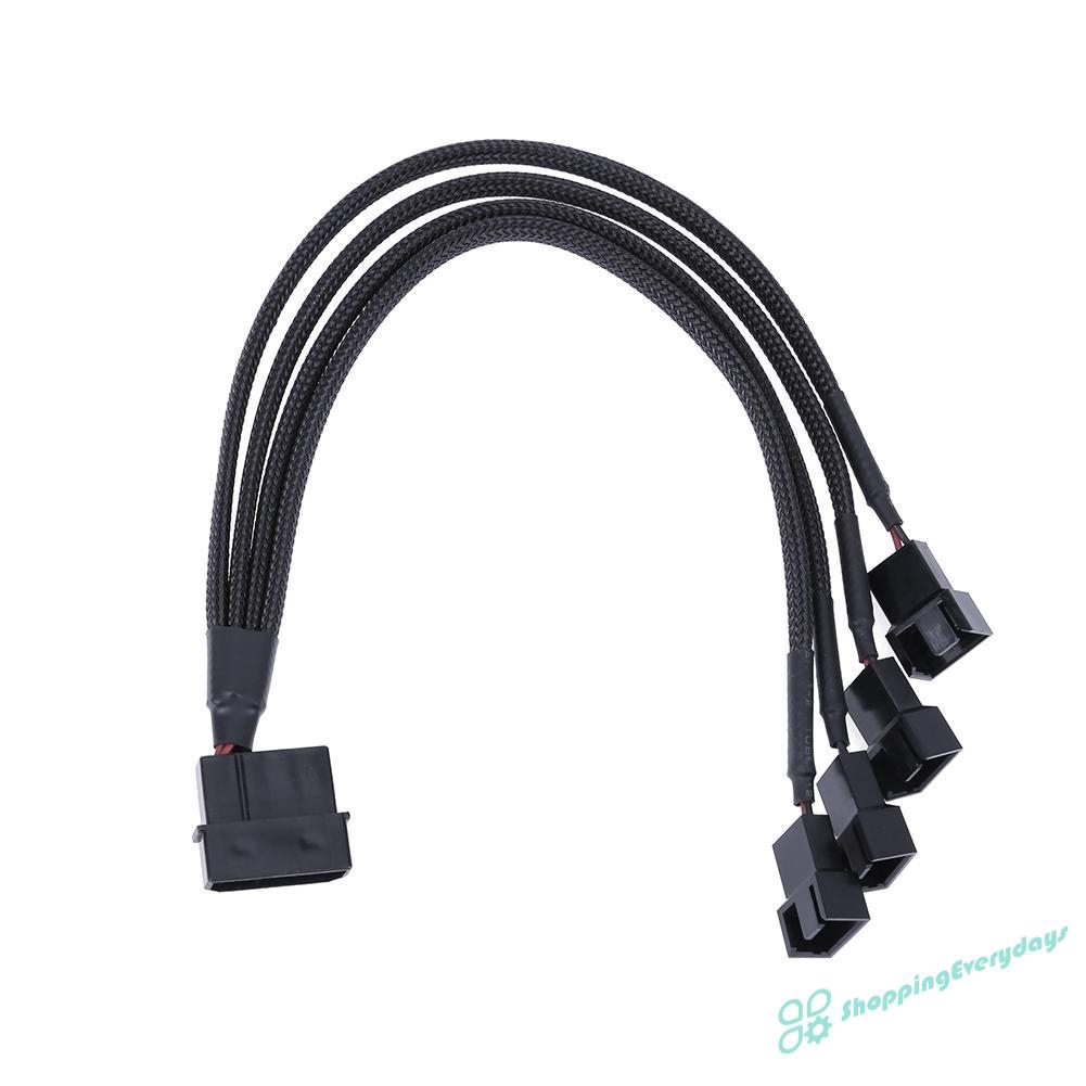 Dây Cáp Chuyển Đổi 4 chấu Ide Molex Sang 4 Cổng 3 chấu/4 chấu