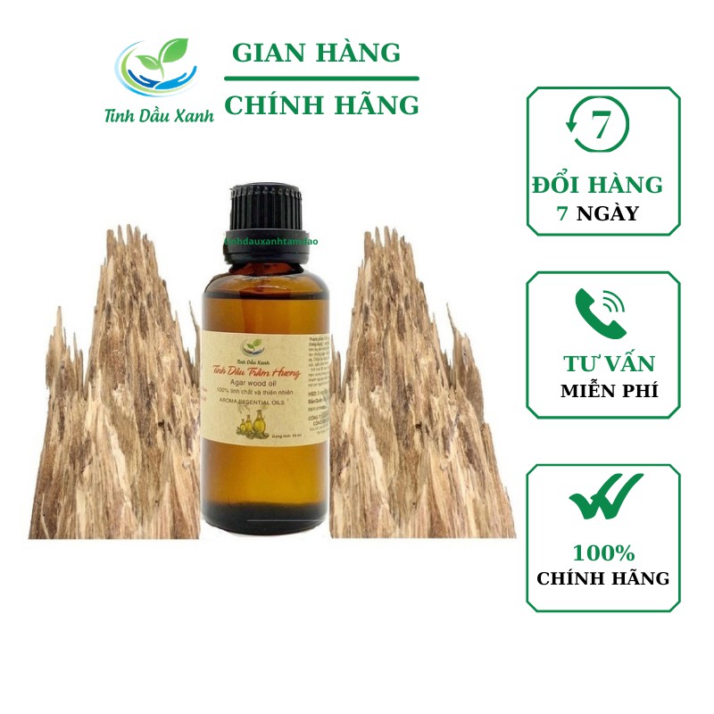 Tinh Dầu Trầm Hương Tinh Dầu Xanh Nguyên Chất 50ml