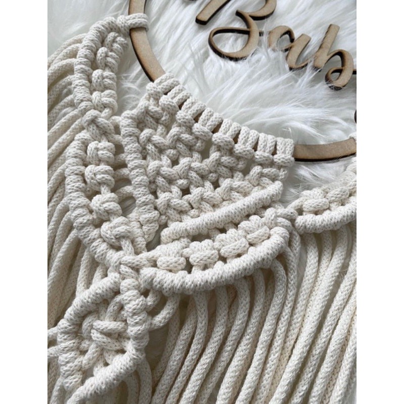 Vòng Macrame treo tường, decor trang trí nhà cửa