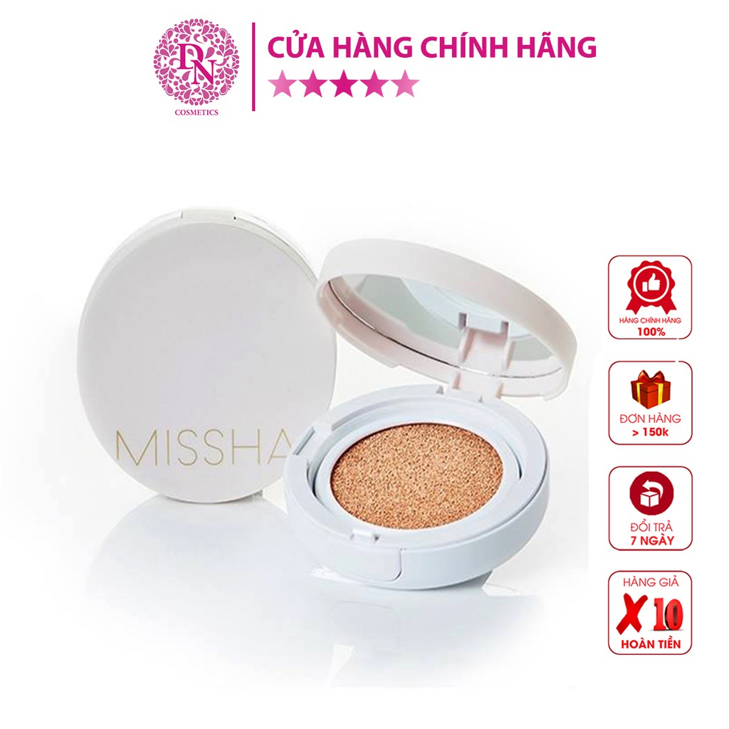 Phấn nước kiềm dầu Missha Magic Cushion Cover Lasting Hàn Quốc SPF50+/PA+++ 17G (Hồng) | BigBuy360 - bigbuy360.vn