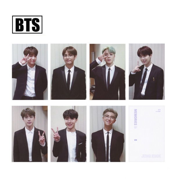 card ảnh BTS Memories Of 2018