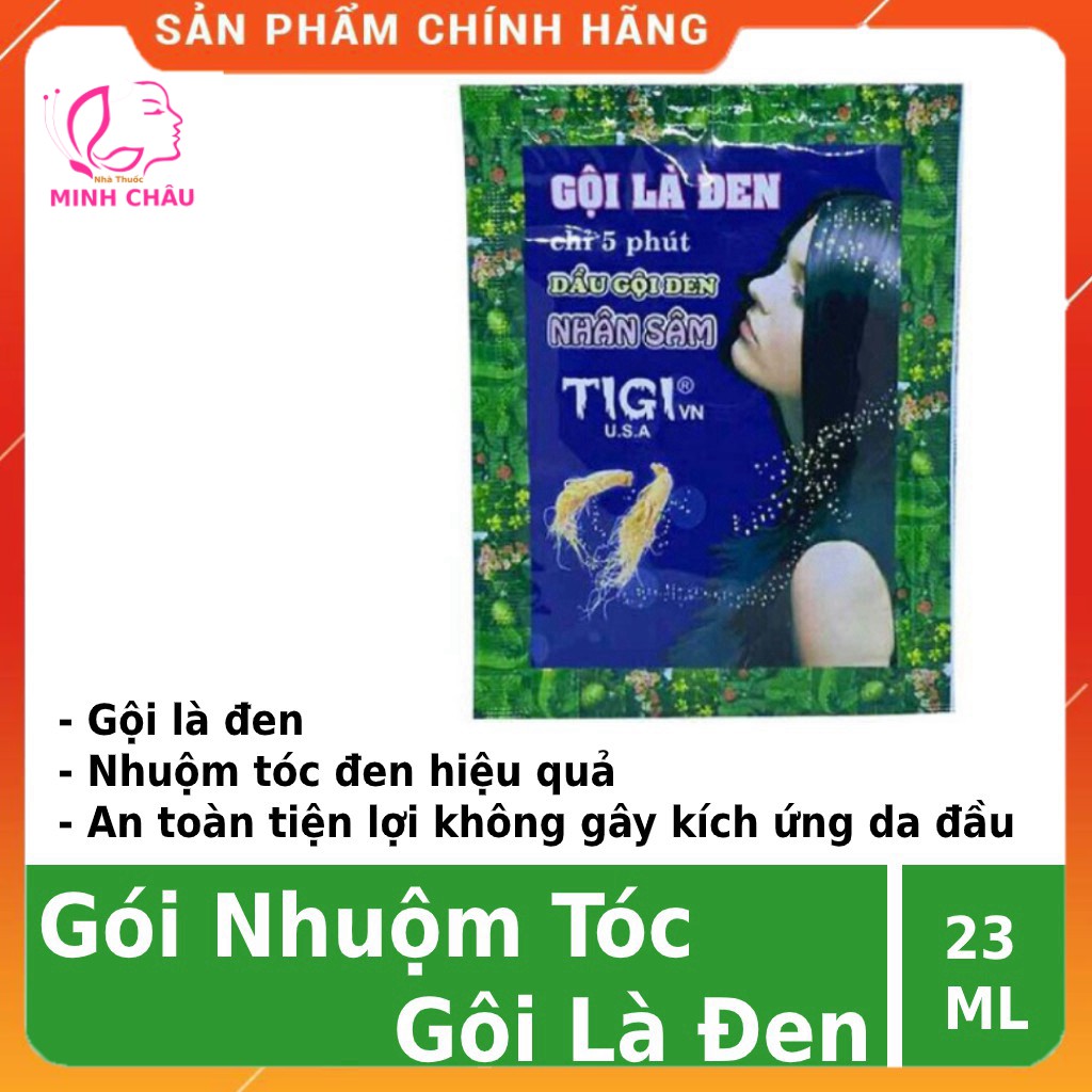 Nhuộm tóc đen ❤️FREESHIP👍 Nhuộm Tóc Gội Là đen  ❤️Nhuộm tóc đen an toàn tiện lợi