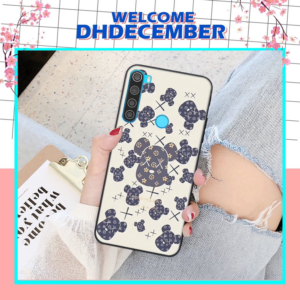 Ốp lưng Xiaomi REDMI NOTE 8 in hình K@ws, Cool Be@r SIÊU NGẦU