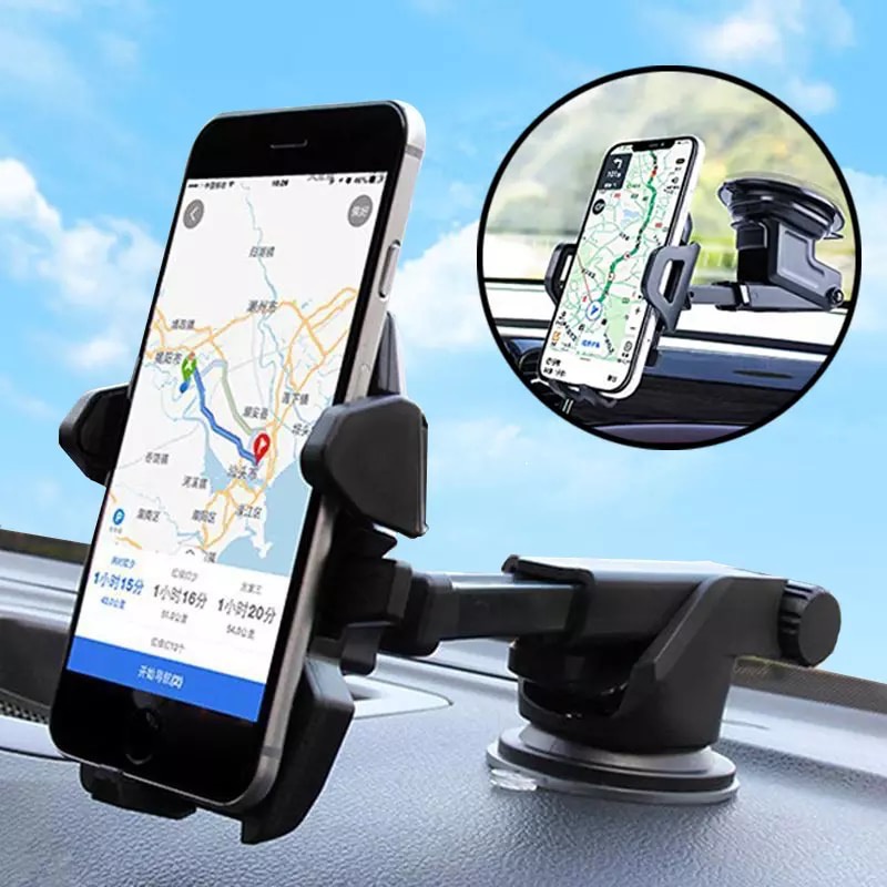 Giá Đỡ Điện Thoại Trong Xe Hơi Xoay 360 Độ° Giá Đỡ Điện Thoại Cổ Dài Có Giác Hút Tiện Dụng