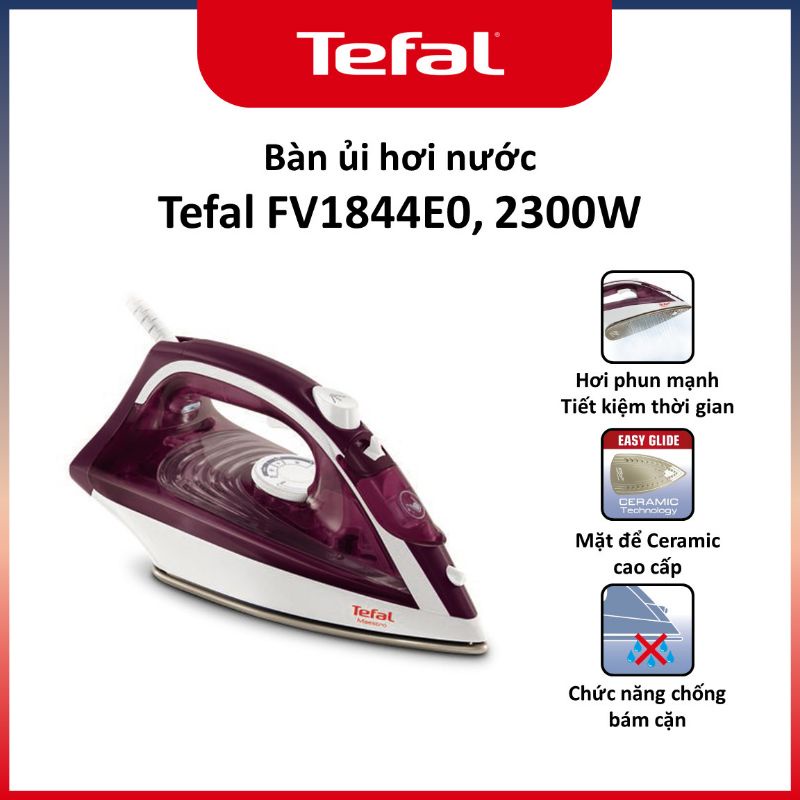Bàn ủi hơi nước Tefal FV1844E0