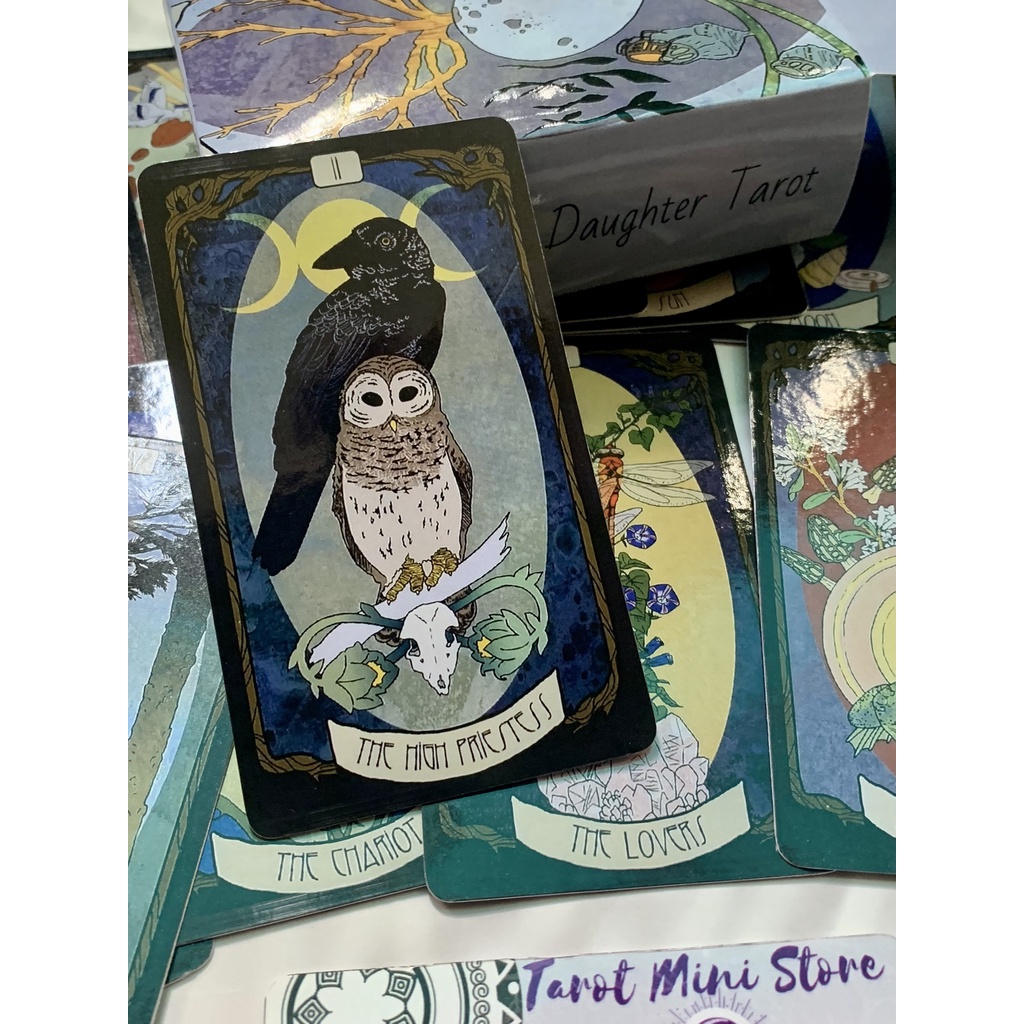 Bộ bài The Forager's Daughter Tarot 78 lá phiên bản đầu tiên size gốc