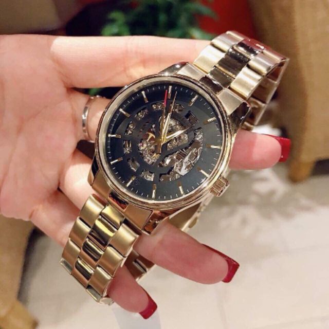 Đồng hồ cơ nam Caravelle Automatic lộ cơ cực đẹp