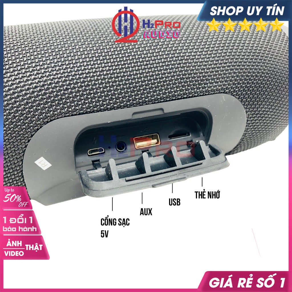 Loa Bluetooth Mini, Loa Nghe Nhạc C3 Lớn 20W Pin Dự Phòng 4000Mah, Nghe Nhạc Hay, Usb, Thẻ Nhớ (Tặng Dây) - H2Pro Audio