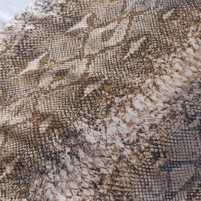 Vải Lanh Thái Màu Da Rắn Khổ 1m4 - Chất Cotton Mát, Mịn, Ít Giãn - Đầm Ngủ, Bộ, Đồ Trẻ Em