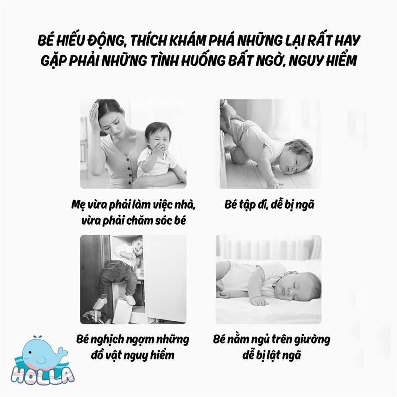 Quây Cũi Holla Trái Tim Mẫu Mới cao 65cm ( Hàng chính Hãng)