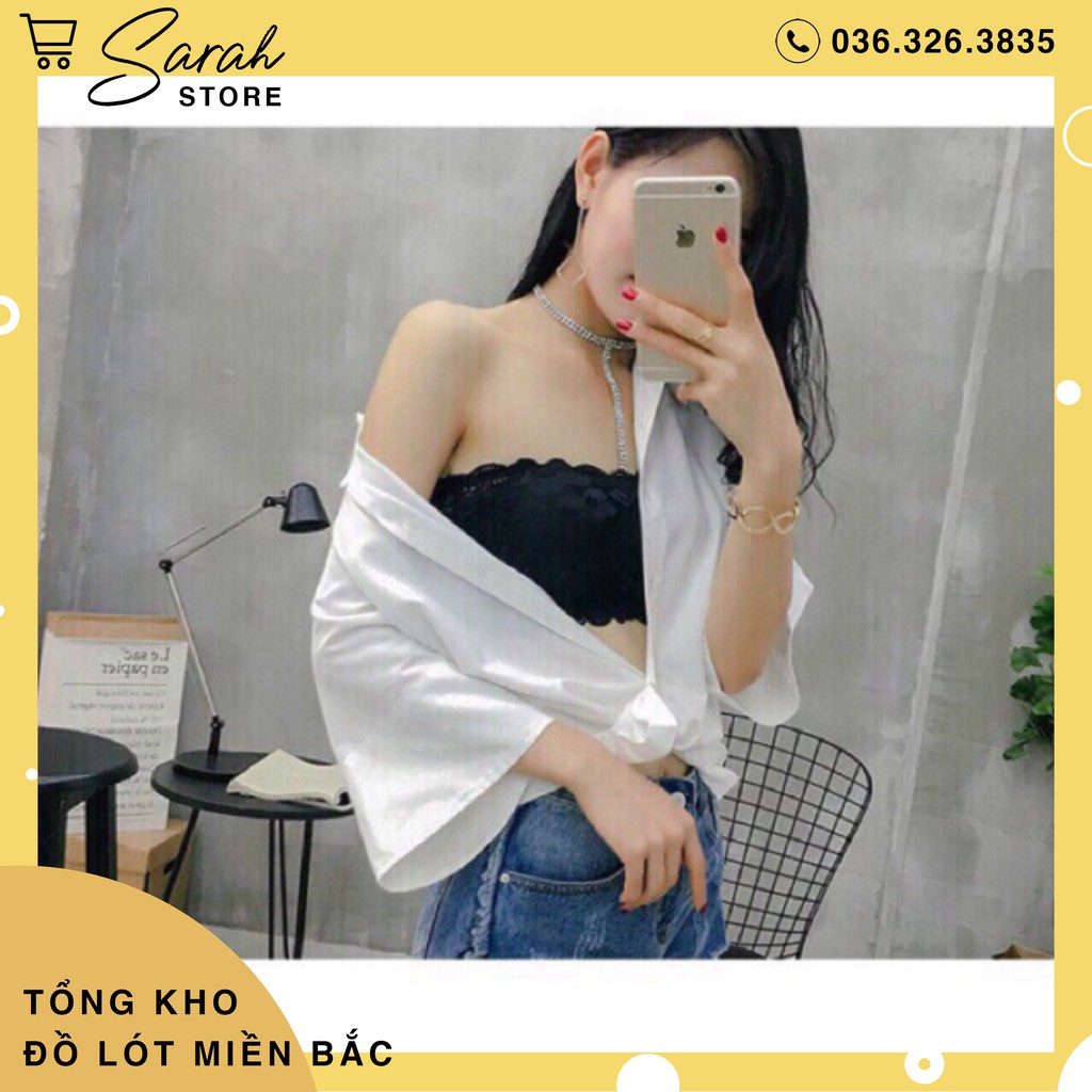 Áo Bra Không Dây Sexy Ren Quây