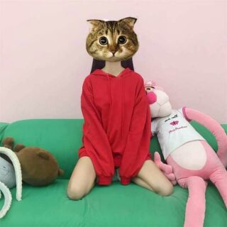 Hoddie nỉ chui đầu đỏ lửa siêu hot