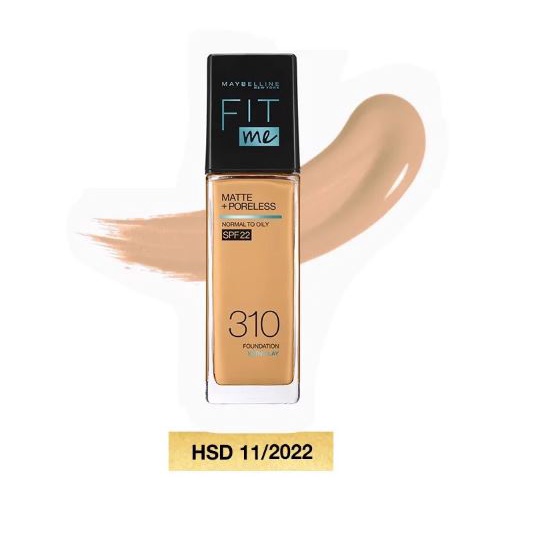 Kem Nền Mịn Lì Maybelline Fit Me Matte Poreless Foundation 30ml