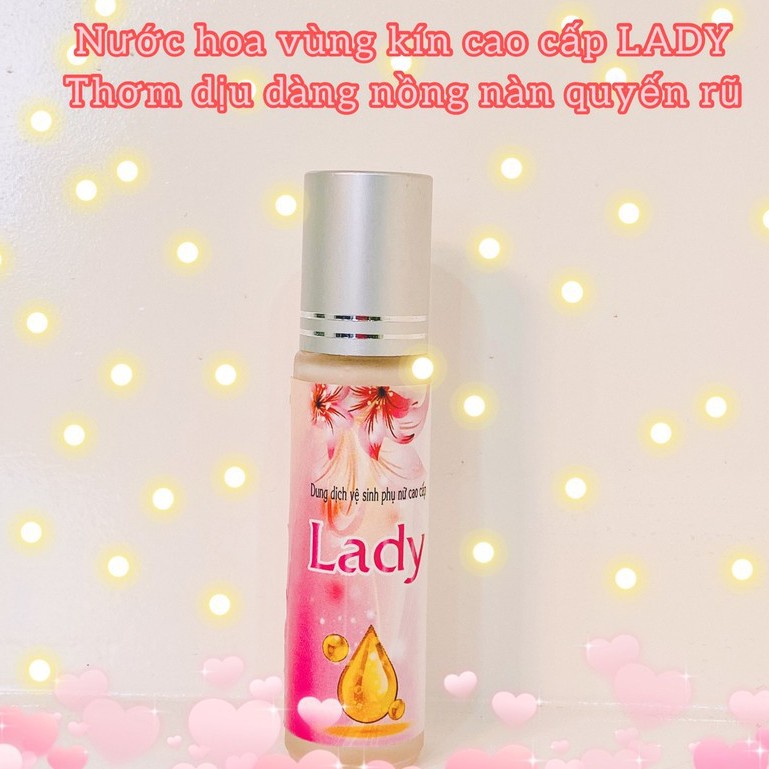 Dung dịch vệ sinh cao cấp Lady Mini(10ML) hương thơm dịu dàng,kháng khuẩn hiểu quả giúp chị em tự tin suốt ngày dài