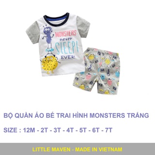 Bộ quần áo cộc little maven