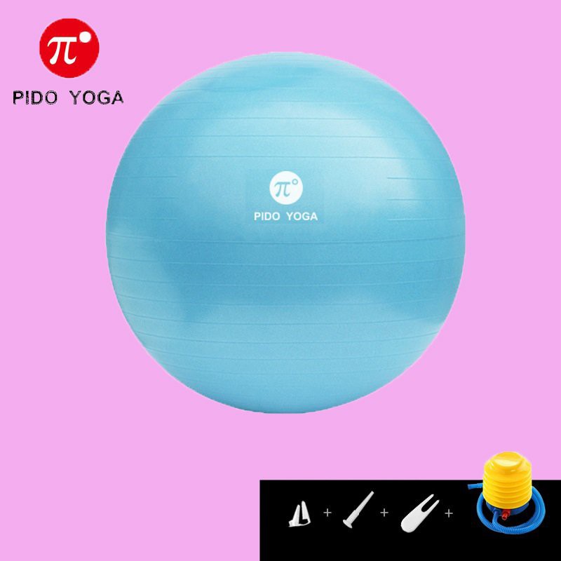 Bóng Tập Yoga Cao Cấp PIDO 65cm - Tặng Kèm Bơm Bóng và Phụ Kiện