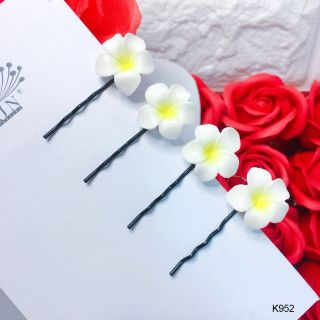 Combo 5 cái Cột tóc hoa sứ xinh xắn (kẹp/cột)