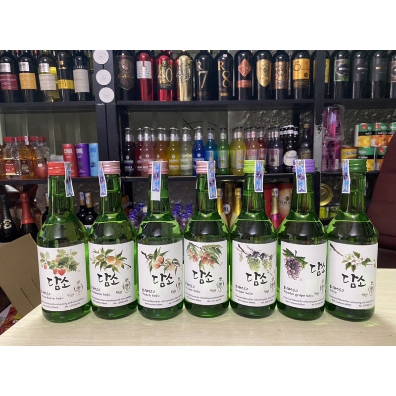 Soju Hàn Quốc Damso 360ml-Vị Quýt